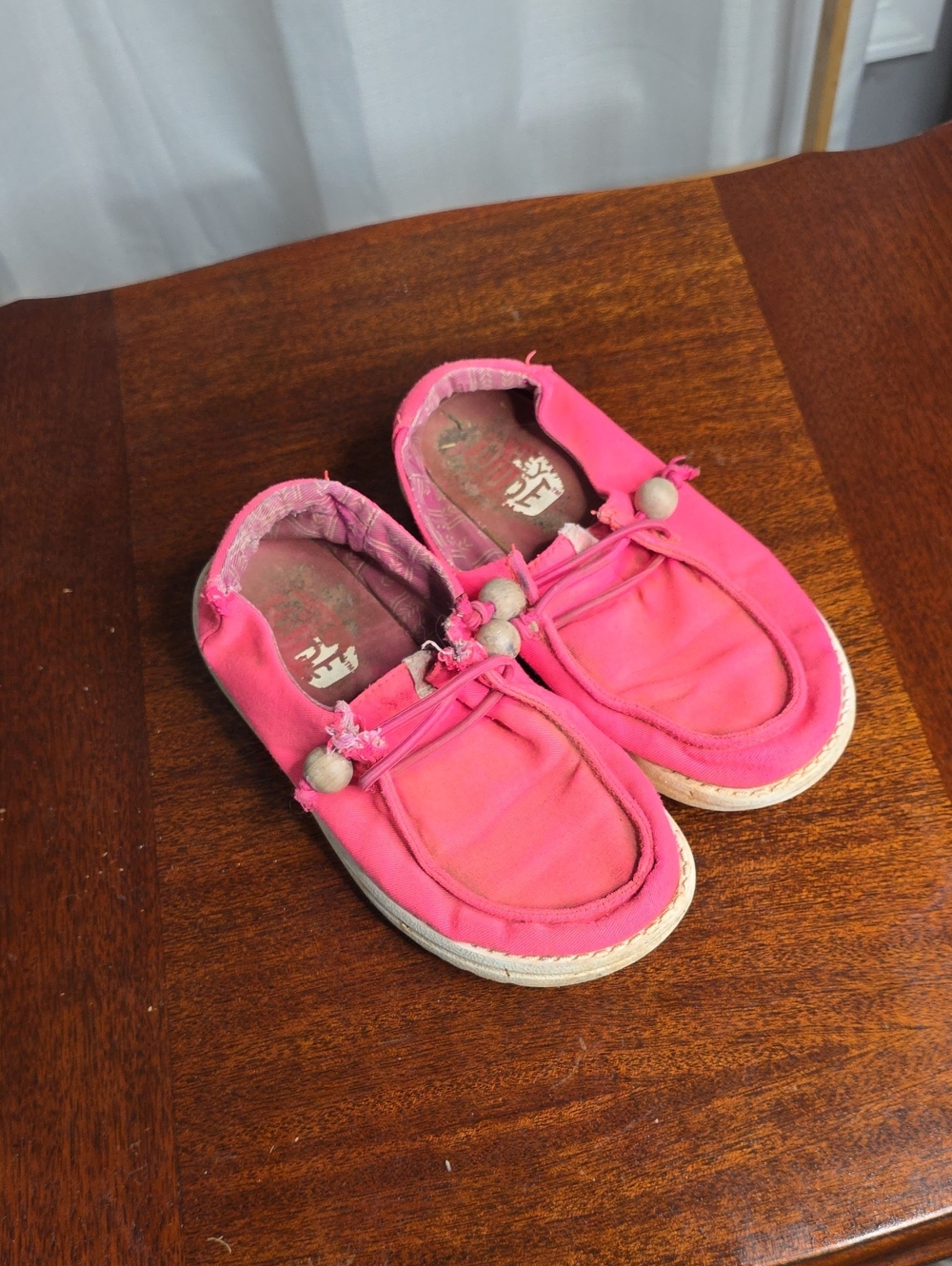 Hey Dude Kids Pink Slip-On